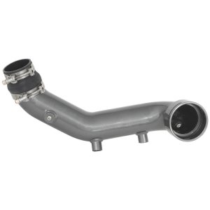 BMW 335i Intercooler Charge Pipe Kit - AEM Induction - Mandrel-Bent Aluminum, Powder Coated - Gunmetal Gray - `07-`10